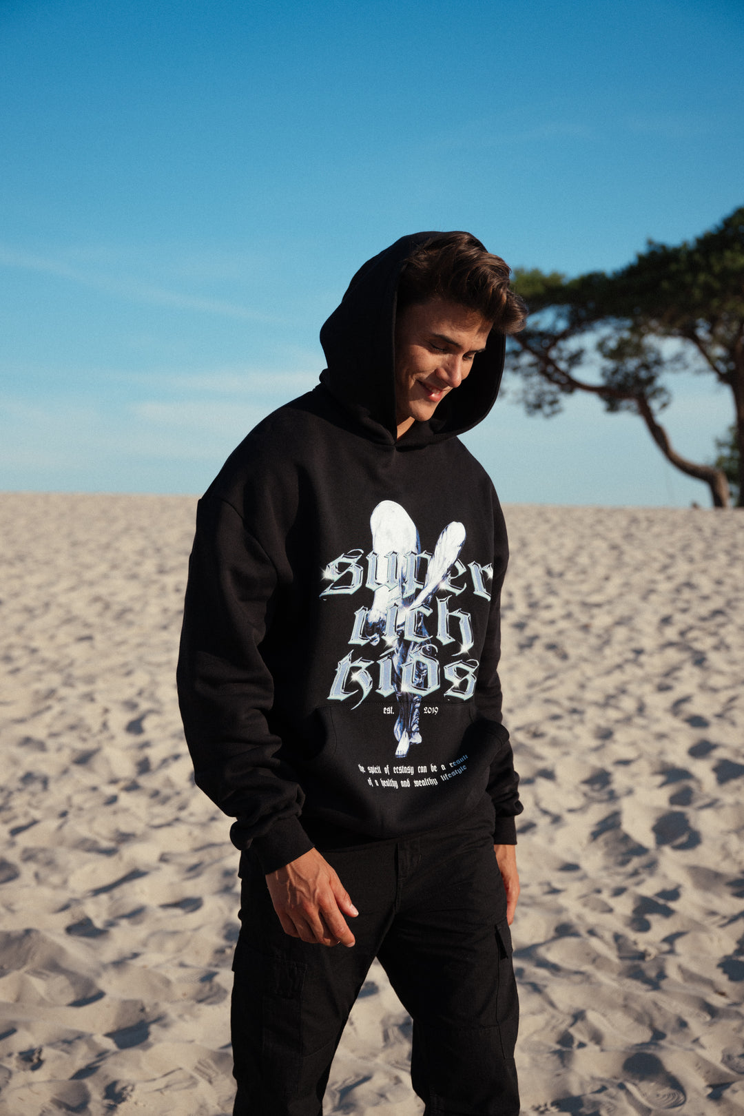 Hoodie 'Spirit of Ecstasy' Zwart