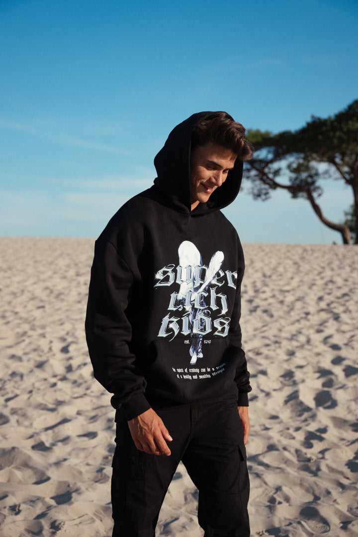 Hoodie 'Spirit of Ecstasy' Zwart