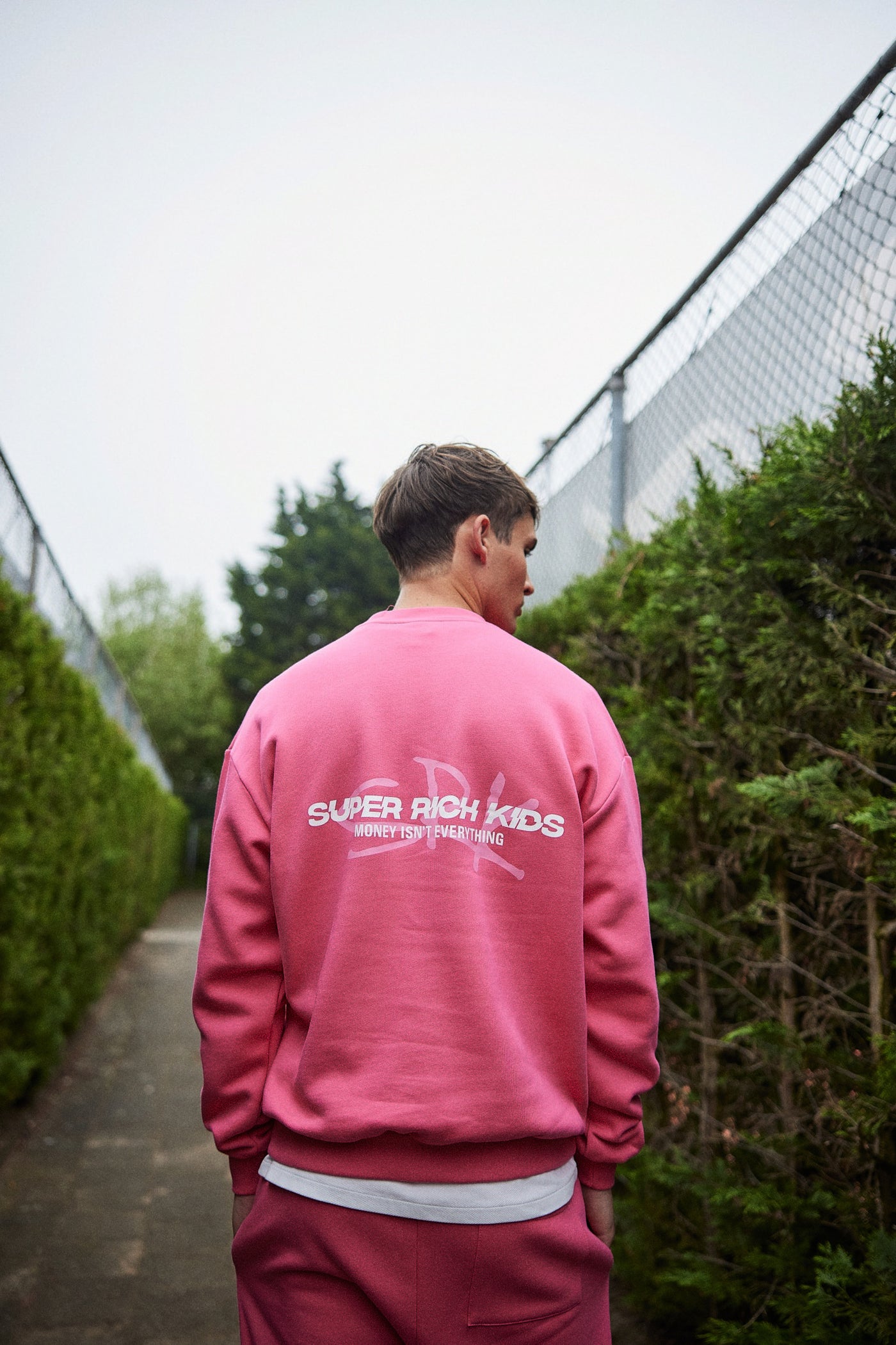 Tracksuit Hot Pink 'Money isn't Everything'
