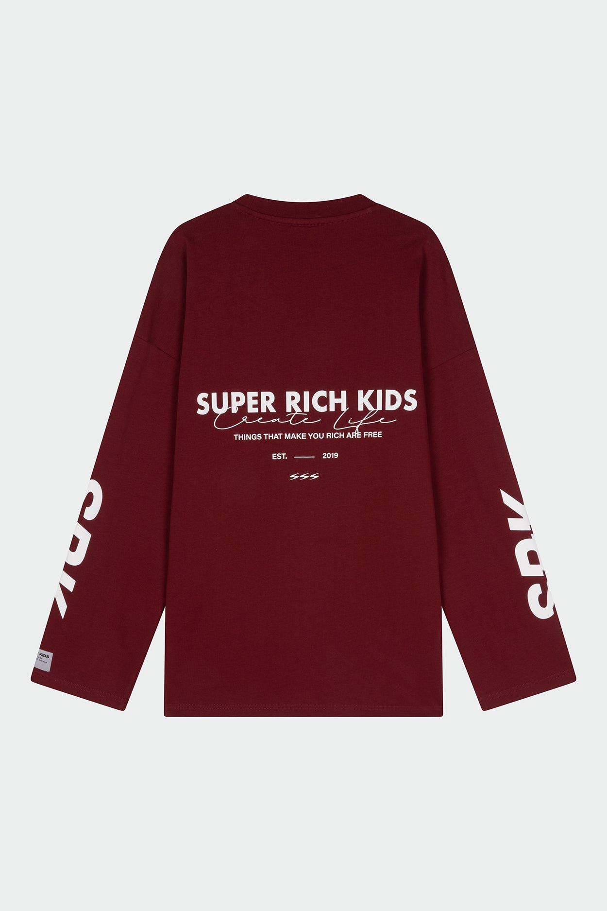 SRK Longsleeve tee 'Burgundy'