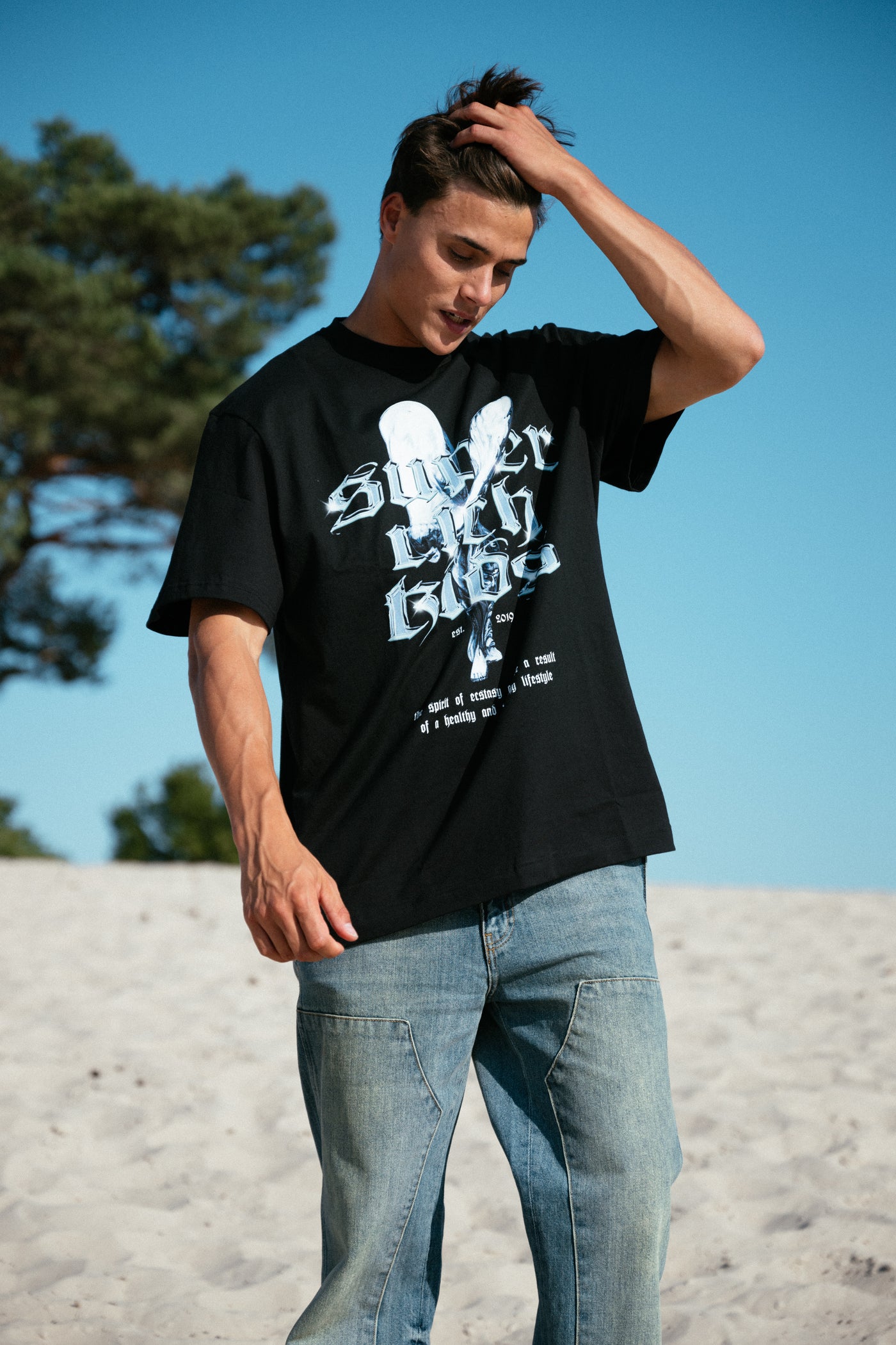 T-Shirt 'Spirit of Ecstacy' Zwart