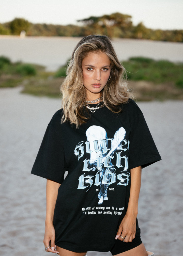 T-Shirt 'Spirit of Ecstacy' Zwart