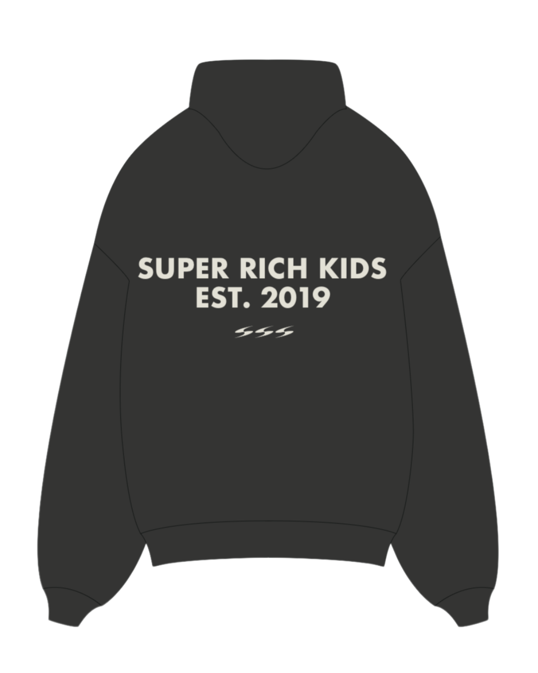 SRK Logo Zip Up Vest 'Black & White'