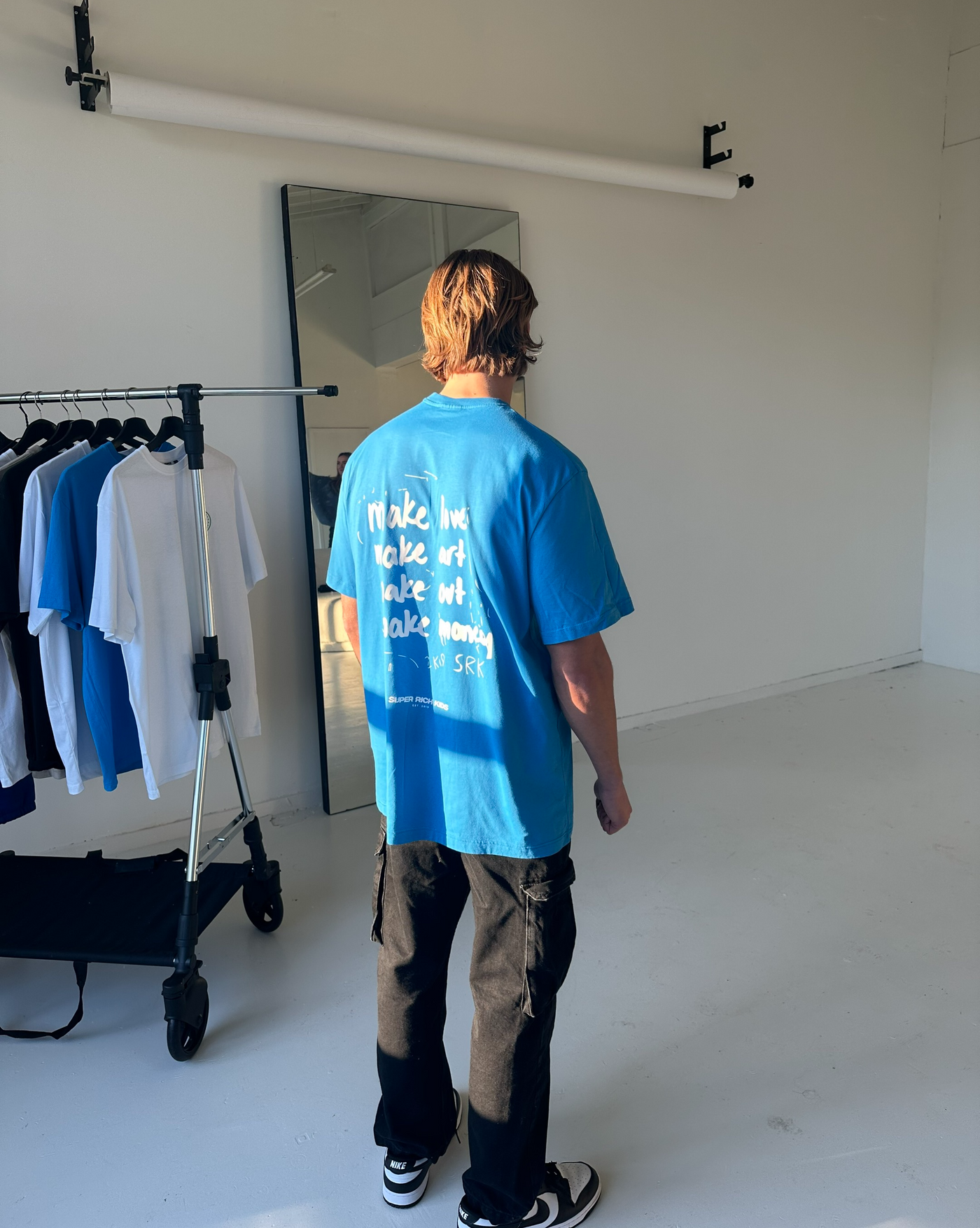 T-Shirt 'Make Money' French Blue