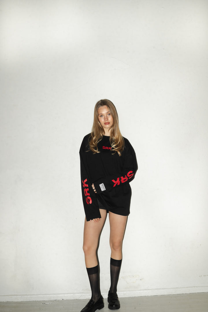 SRK Longsleeve Tee 'Black & Red'