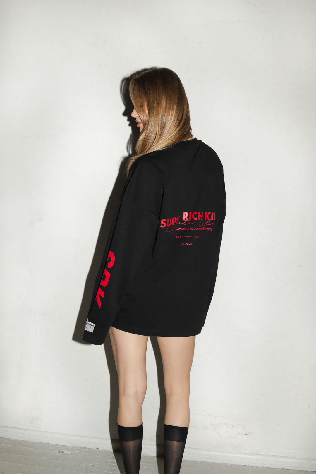 SRK Longsleeve Tee 'Black & Red'