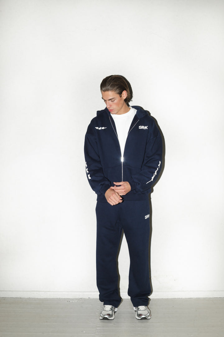 SRK Zip up hoodie ‘Navy’