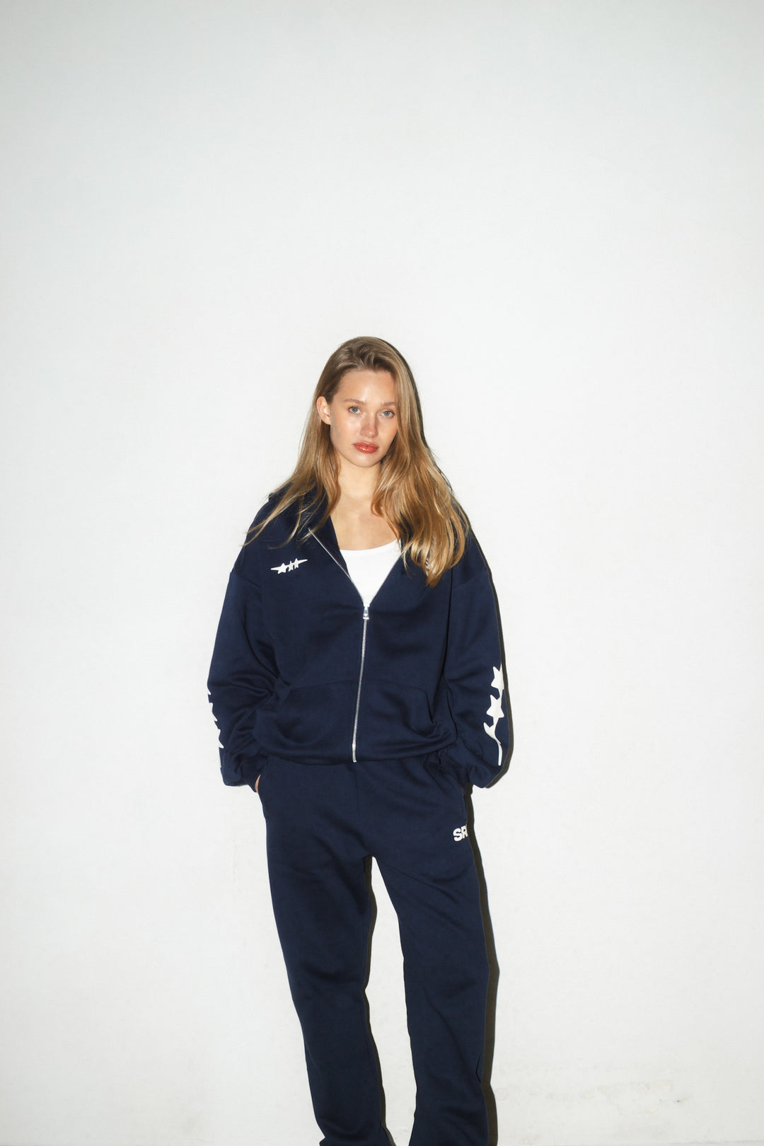 SRK Zip up hoodie ‘Navy’