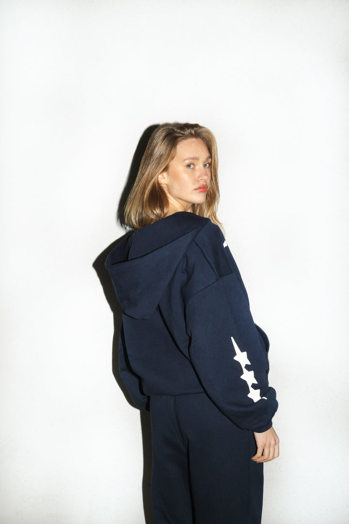 SRK Zip up hoodie ‘Navy’