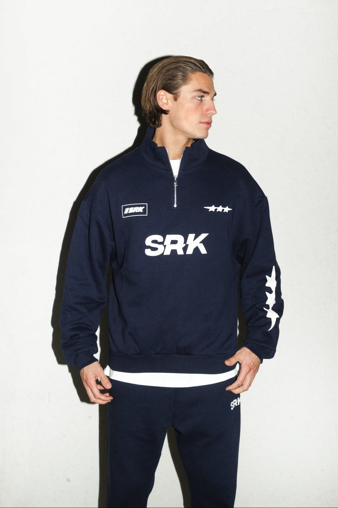 SRK Quarter Zip Sweater ‘Navy’