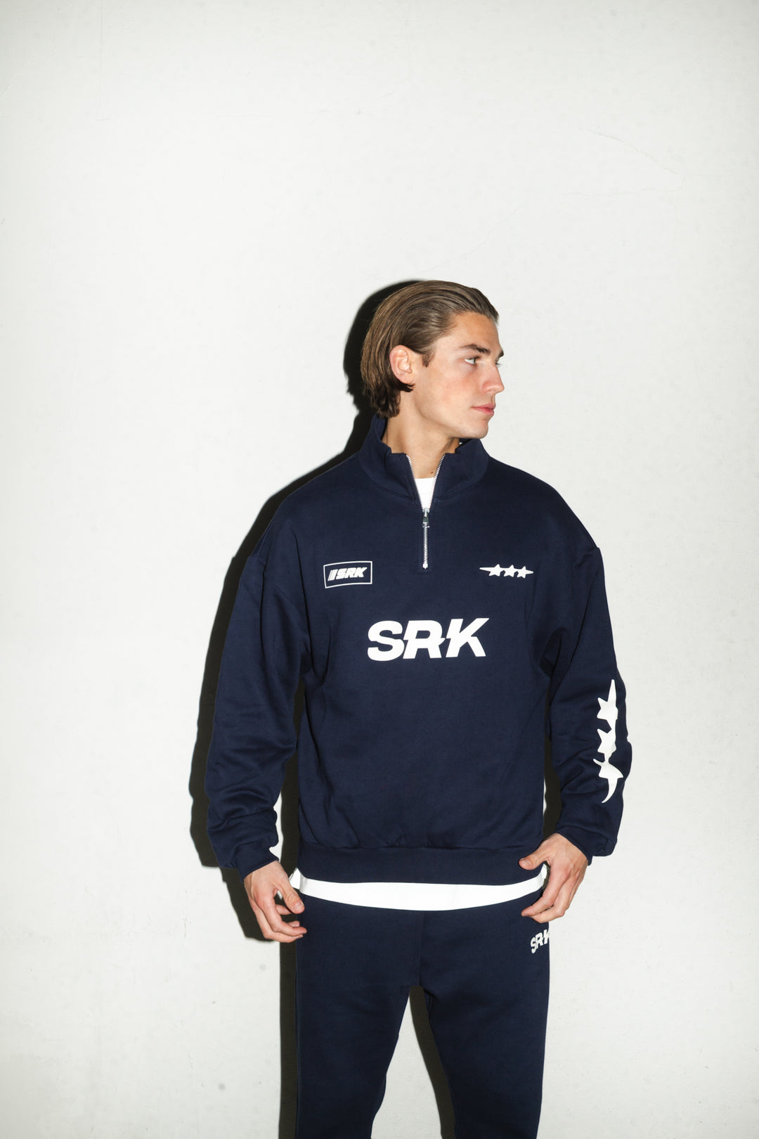 SRK Quarter Zip Sweater ‘Navy’