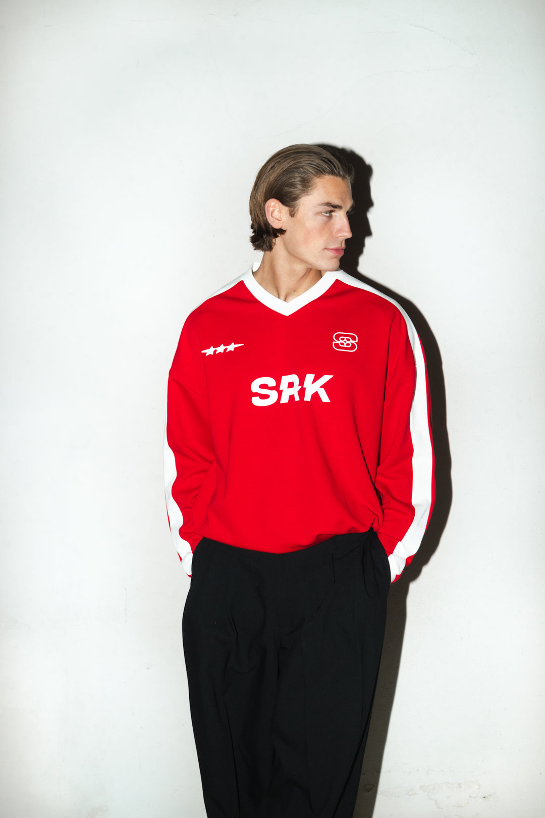 SRK Oversized Jersey 'Red & Off White'