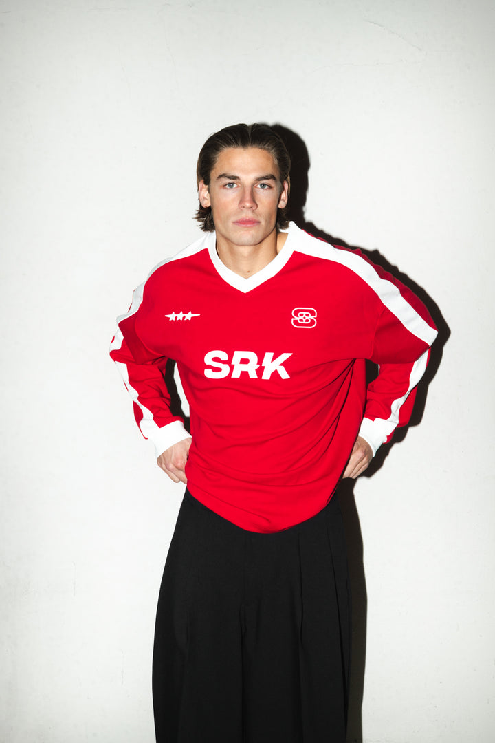 SRK Oversized Jersey 'Red & Off White'
