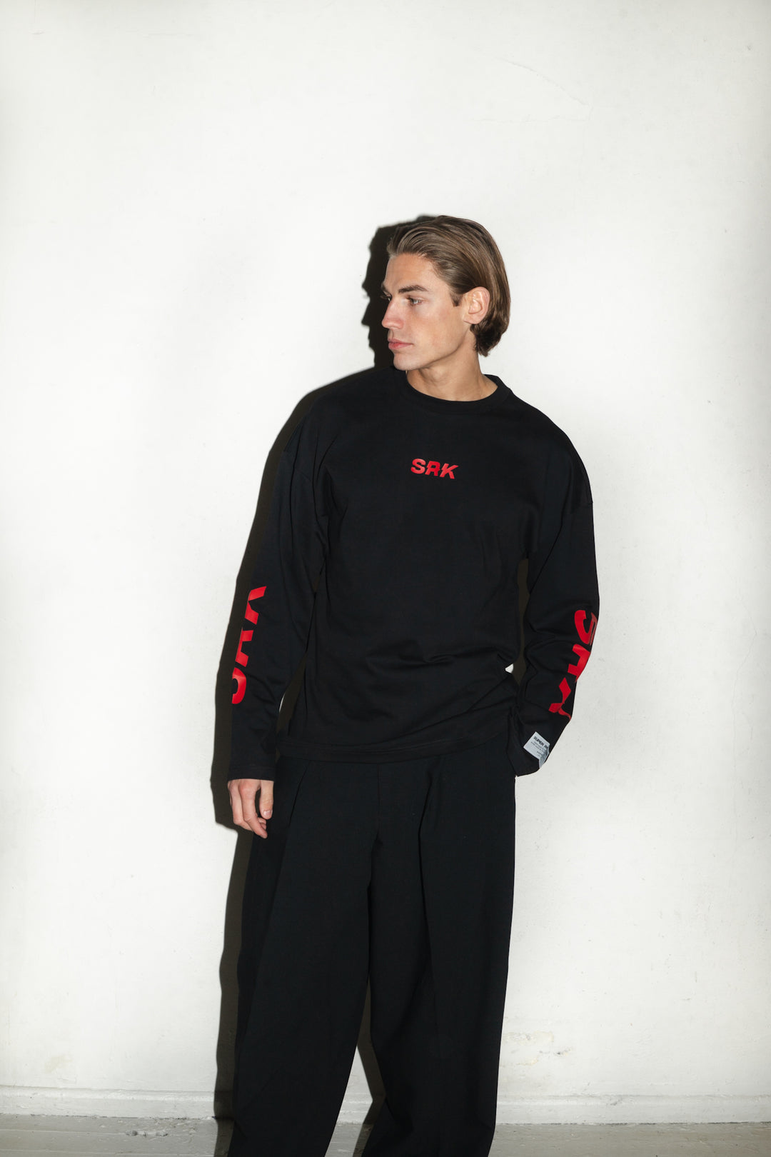SRK Longsleeve Tee 'Black & Red'