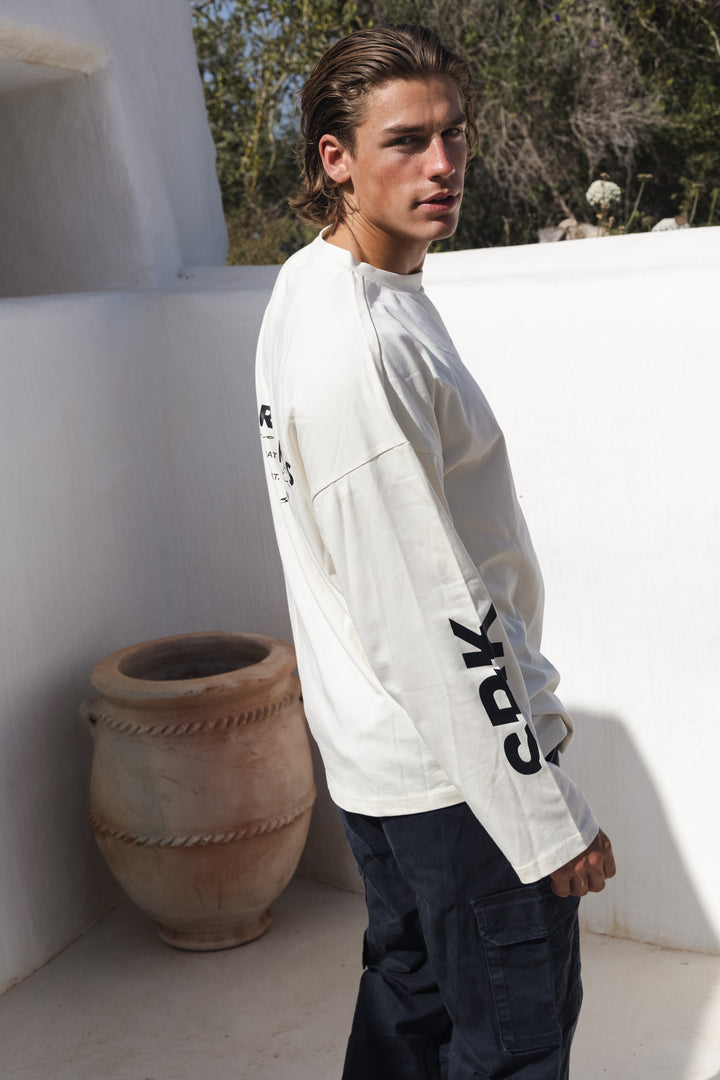 SRK Longsleeve tee 'Crème'