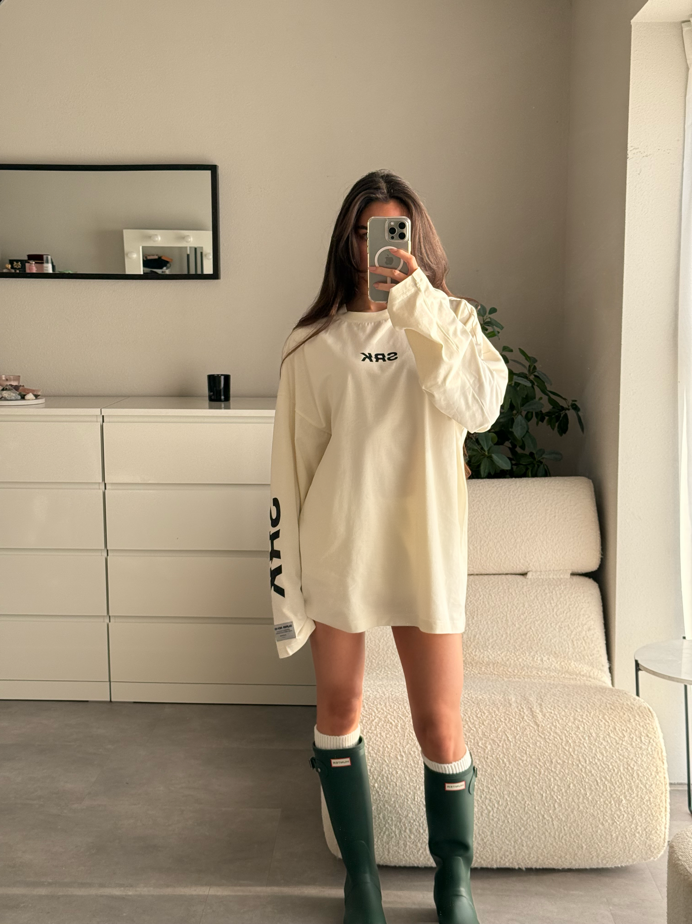 Longsleeve tee - Creme