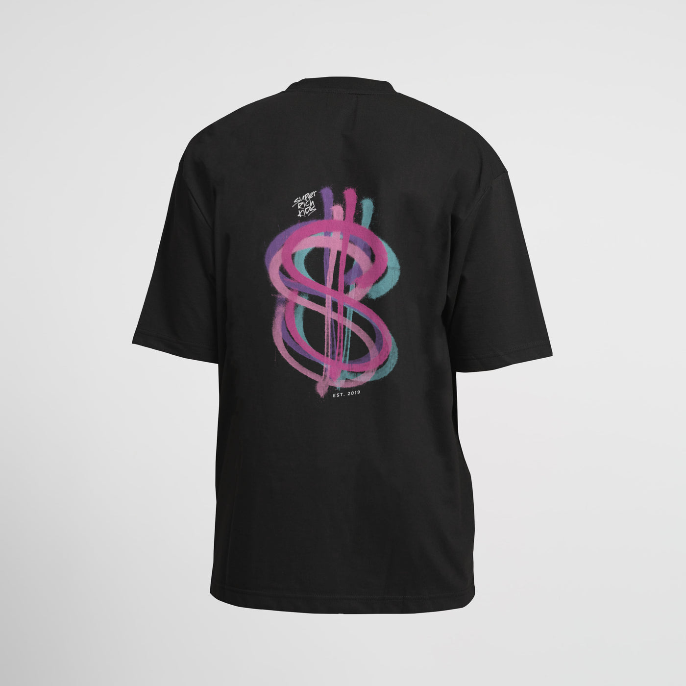 T-Shirt Brushed dollar roze
