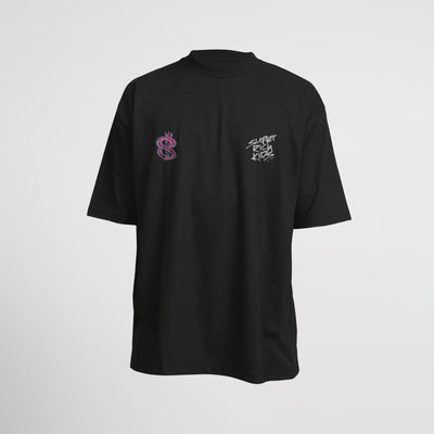 T-Shirt Brushed dollar roze